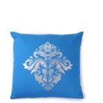 Generic Pack Of_2 Cotton Printed Cushion Cover Sets (Blue, Size: 16x16 In)