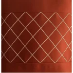 Generic Pack Of_4 Faux Leather Printed Car Pillow Sets (Brown, Size: 12x12 In) - Image 4