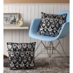 buy black cotton cushion covers