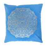 Generic Pack Of_2 Cotton Printed Cushion Cover Sets (Blue, Size: 16x16 In)