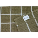 Generic Pack Of_6 Cotton Checkered Kitchen Towel Sets (Beige ) - Image 2