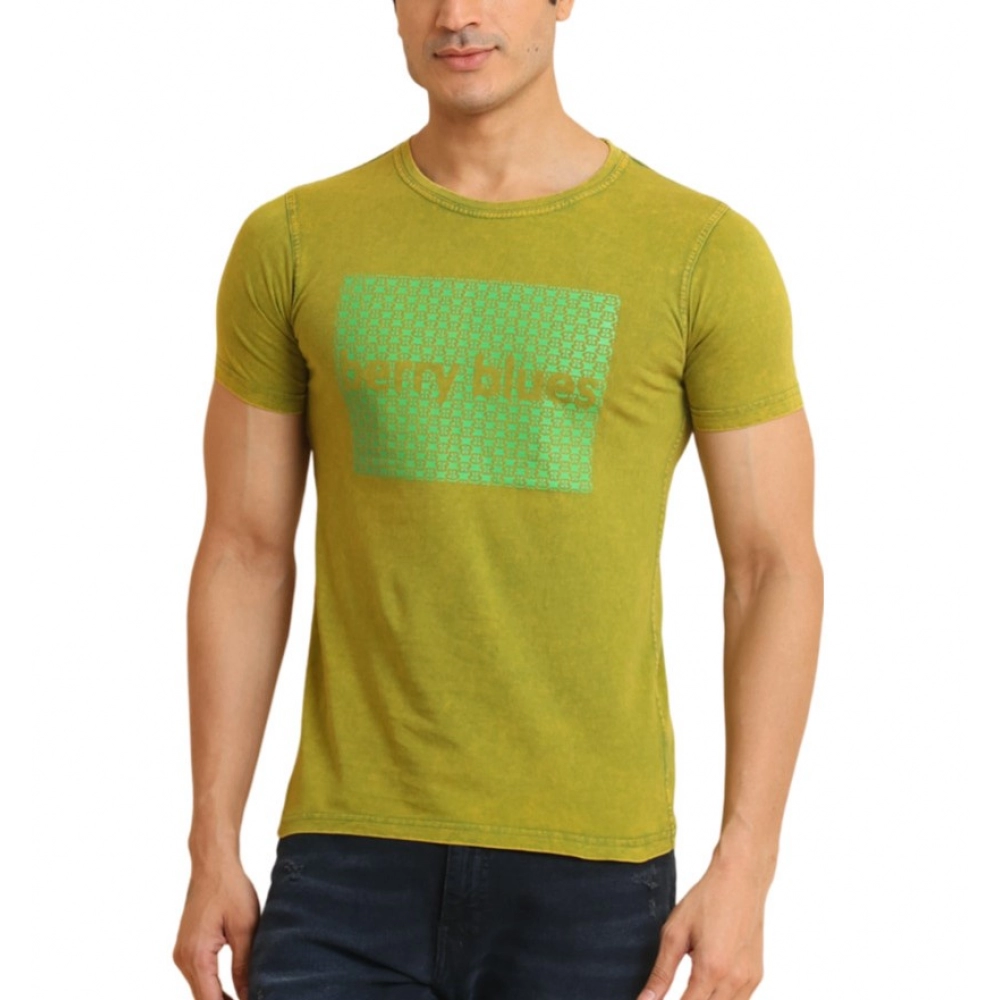 53988522752_0aa79c048b_o_d-1000x1000-1.webp Generic Men's Casual Cotton Printed Round Neck Half Sleeve T-Shirt (Green) - Image 1