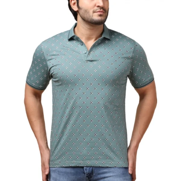 Men's Printed Polo T-Shirt
