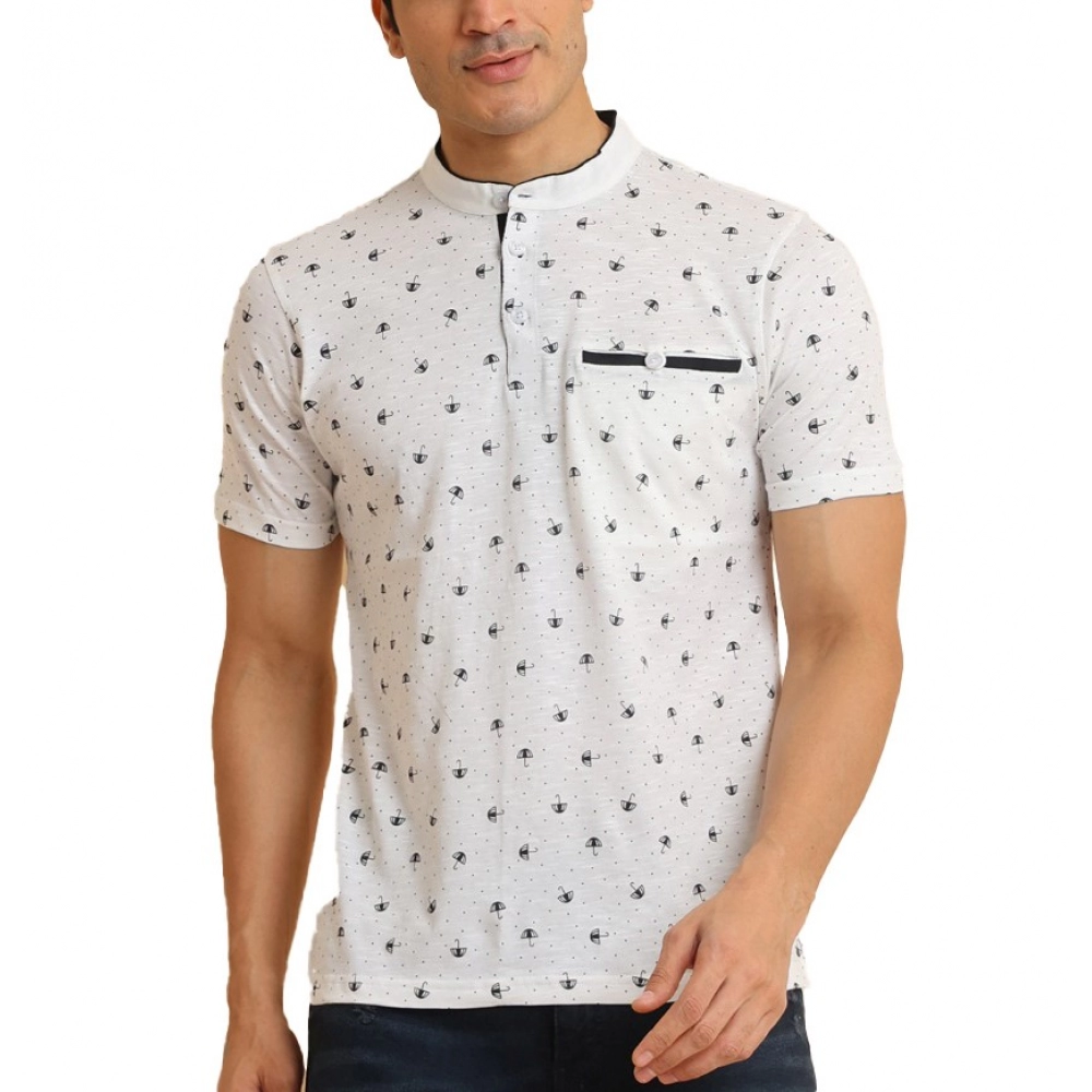 53989420286_ace711f5fd_o_d-1000x1000-1.webp Generic Men's Casual Cotton Printed Mandarin Collar Half Sleeve T-Shirt (Offwhite) - Image 1
