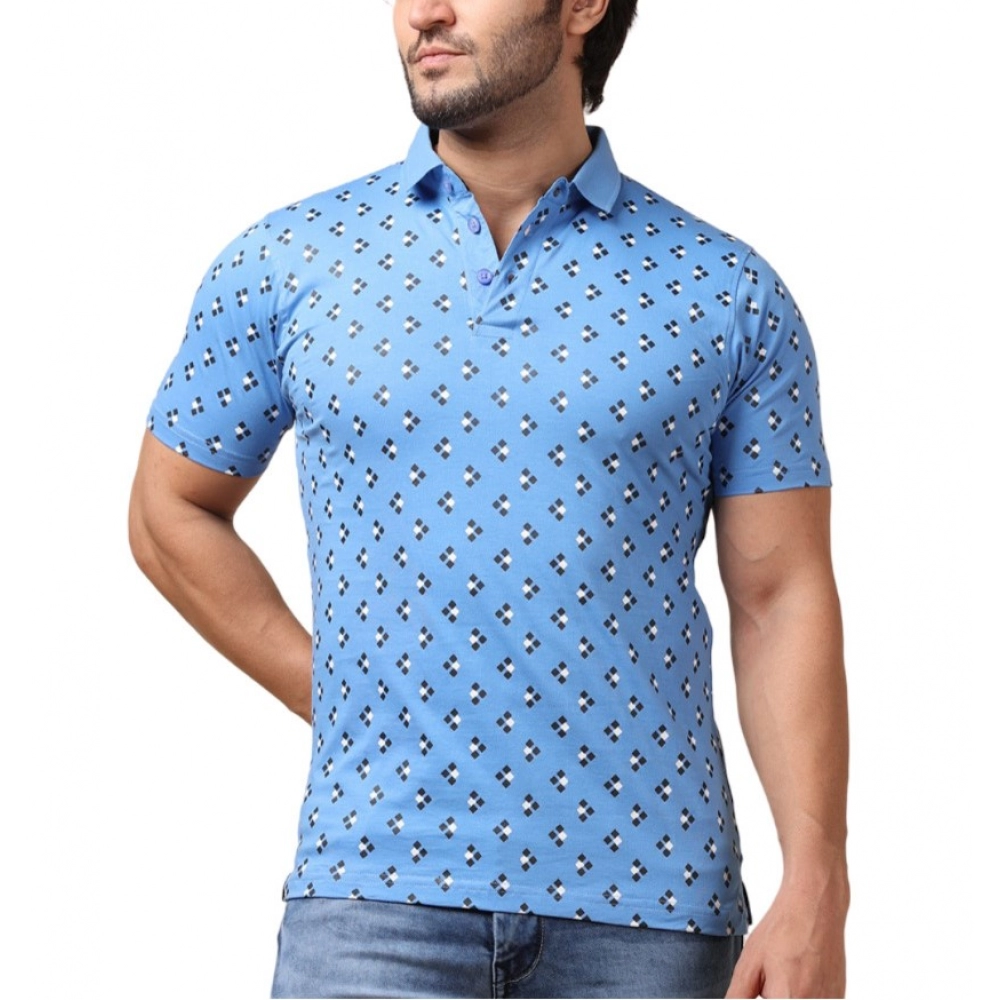 53989420466_94c51286c9_o_d-1000x1000-1.webp Generic Men's Casual Cotton Printed Polo Neck Half Sleeve T-Shirt (Blue) - Image 1