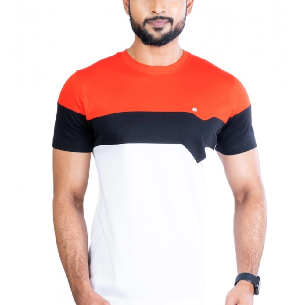 53989654298_94bbac6a14_o_d-1000x1000-1.webp NariHaat Men's Red Printed Cotton Half Sleeve Round Neck T-Shirt