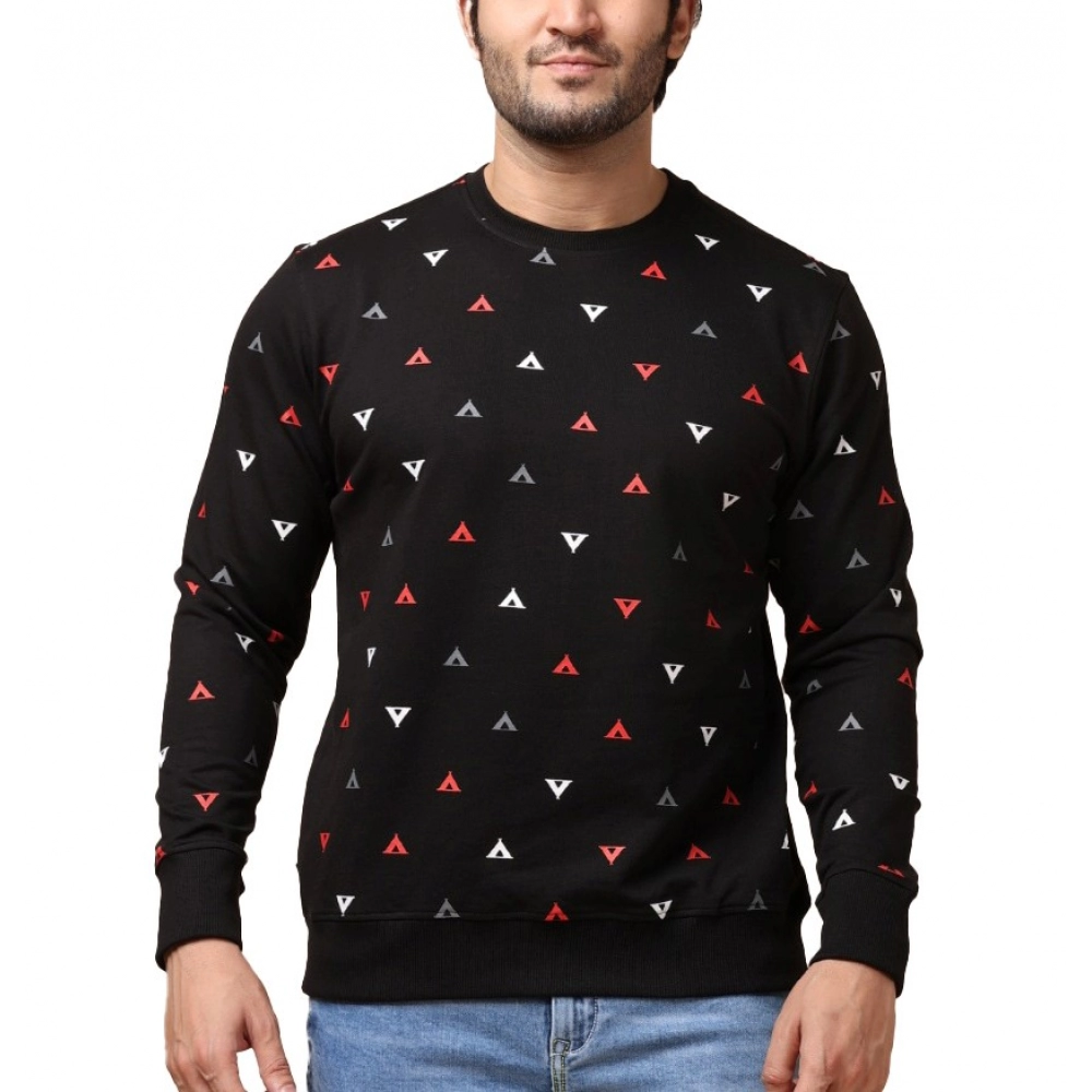 53989734454_cb70952b21_o_d-1000x1000-1.webp Generic Men's Casual Cotton Printed Round Neck Full Sleeve Sweat T-Shirt (Black) - Image 1