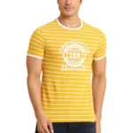 men's mustard t-shirt