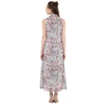 Women's Printed Chiffon Dress - Angle 7