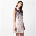 Women's Orange Dress - Angle 3