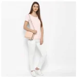 Generic Women's Denim Solid Buttoned Jeans (White) - Image 6