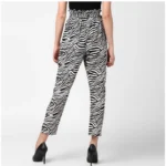 Women's Animal Print Trousers - Angle 4