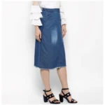 Women's Denim Skirt - Angle 4