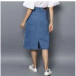 Womens Denim Skirt - Angle 6