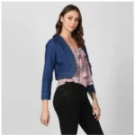 Women's Denim Shrug - Angle 4