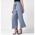 Women's Striped Trousers - Angle 3