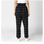 Women's Checkered Trousers - Angle 4