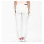 Generic Women's Denim Solid Buttoned Jeans (White) - Image 7
