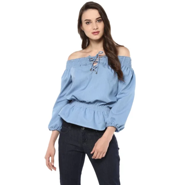 women's denim top online