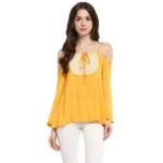 Mustard Yellow Embellished Top