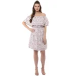 Multicolor Rayon Floral Dress