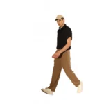 Black Cotton Blend Men's Shirt