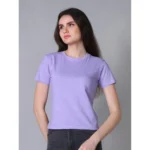 Women's Lavender T-Shirt - Angle 3