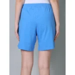 Light Blue Cotton Shorts - Angle 4