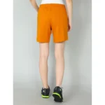 Women's Brown Cotton Shorts - Angle 4