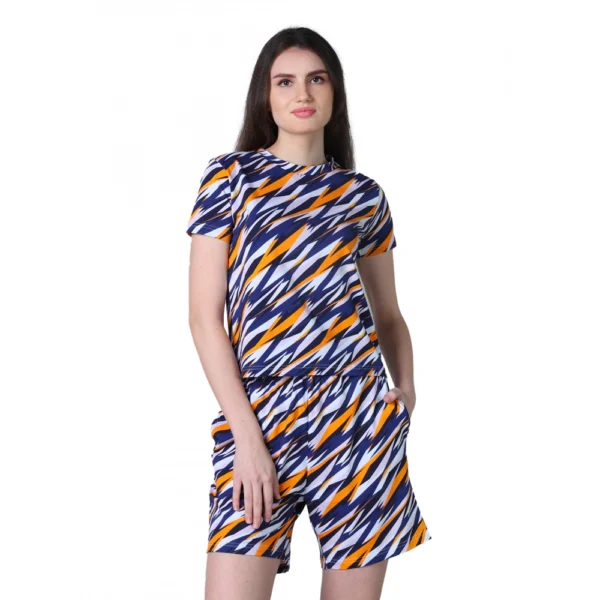 women's night shorts set