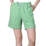 Women's Pista Green Shorts