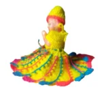 Generic Laddu Gopal Tharad Dress Size: 0 To 6 (Multicolor) - Image 2