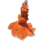 Generic Laddu Gopal Tharad Dress Size: 0 To 6 (Orange) - Image 2