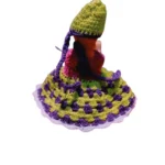 Generic Laddu Gopal Tharad Dress Size: 0 To 6 (Yellow-Blue) - Image 3