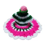 Generic Laddu Gopal Tharad Dress Size: 0 To 6 (Pink-Green) - Image 2