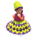 Yellow and Blue Laddu Gopal Tharad Dress Size 0 to 6