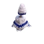Generic Laddu Gopal Tharad Dress Size: 0 To 6 (White-Blue) - Image 2