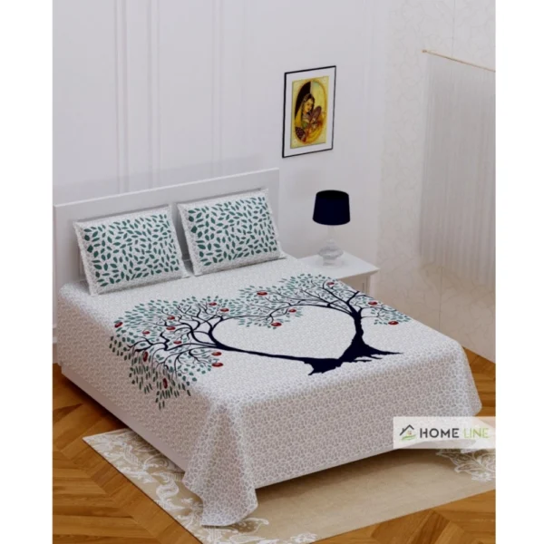 Queen size cotton bedsheet