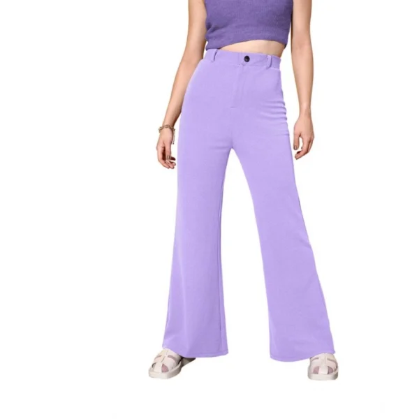 Purple Cow Print Pants
