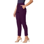 Women's Wine Pants - Angle 4