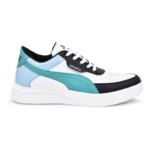 Generic Men's Casual Synthetic Solid Lace-Up Shoes (Blue) - Image 4