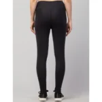 Women's Black Ankle Tights - Angle 6