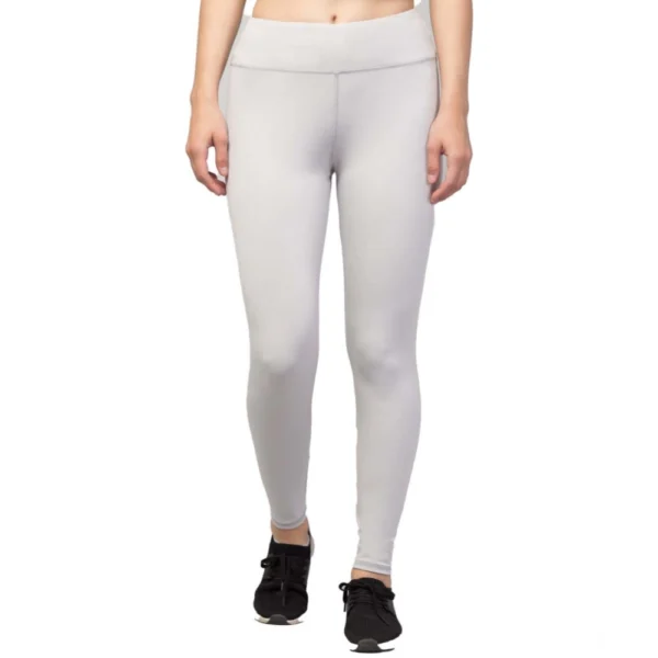 NariHaat Women's Light Grey High-Rise Leggings