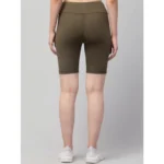 Women's Olive Shorts - Angle 6