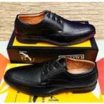 Mens Black Formal Shoes - Angle 4