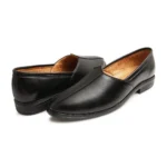 Generic Men's Casual Faux Leather Solid Slip-on Formal Shoes (Black) - Image 4