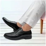 Mens Black Formal Shoes - Angle 5