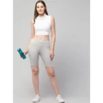 Women's Grey Shorts - Angle 3