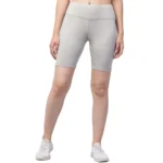 NariHaat Women's Grey High-Rise Shorts