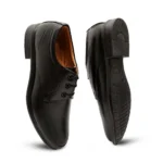 Mens Black Formal Shoes - Angle 2